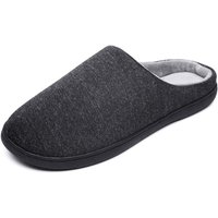 Memory Foam-Hausschuhe für Damen und Herren, warme Flanell-Schlupfschuhe für drinnen und draußen, Größe 42/43 Memory Foam-Hausschuhe für Damen und Herren, warme Flanell-Schlupfschuhe für drinnen und draußen, Größe 42/43 von LITZEE