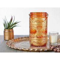 Henna Kerze Laterne Boho Dekor Mason Jar von LITdecor