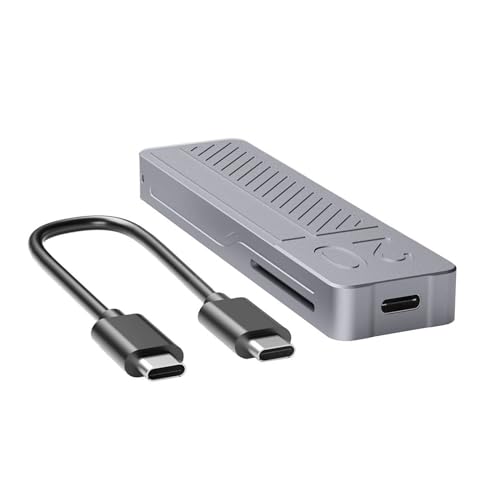 LIUASMUE TypeC USB3.2 20 Gbit/s Hochgeschwindigkeits SSD Gehäuse M.2 NVMe SSD Gehäuse Aluminiumlegierungsbox Für Laptop Bequeme Verbindung von LIUASMUE