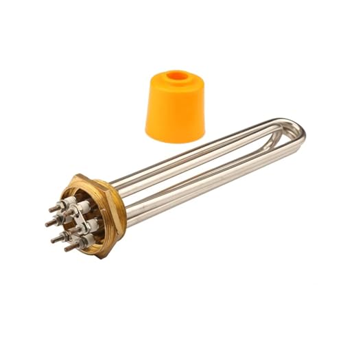 LIUCH 1,5" 3U DN40 47mm Flansch-Heizrohr - Edelstahl-Sechskant-Rohrheizelement for Solartank(6000W 380V) von LIUCH