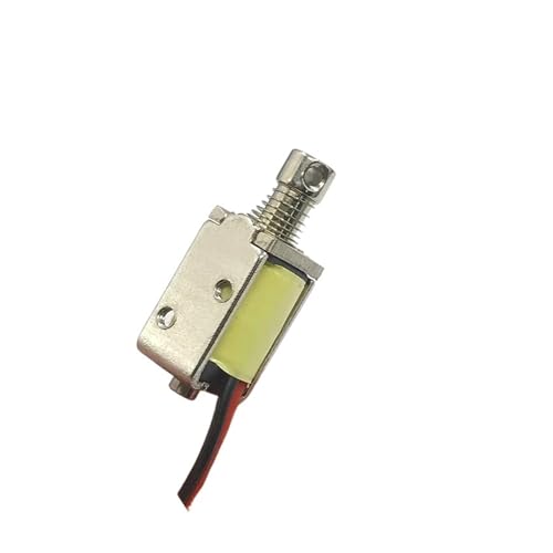 LIUCH 1 STÜCK 8 mm * 10 mm winziger quadratischer Push-Pull-Mini-Solenoid-Elektromagnet DC 3 V/6 V/9 V/12 V Durchgangstyp-Elektromagnet mit 4 mm Hub(DC 12V) von LIUCH