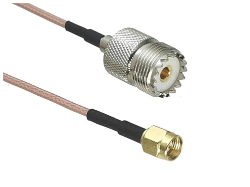 LIUCH 1 Stücke RG316 Kabel UHF PL259 SO239 Auf SMA/UHF/BNC Stecker & Buchse Jack Crimp RF Jumper Zopf 4 zoll ~ 10FT(MULTI,10FT (3M)) von LIUCH