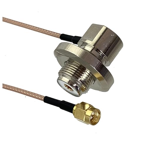 LIUCH 1 Stücke RG316 Kabel UHF PL259 SO239 Auf SMA/UHF/BNC Stecker & Buchse Jack Crimp RF Jumper Zopf 4 zoll ~ 10FT(SKY BLUE,10FT (3M)) von LIUCH
