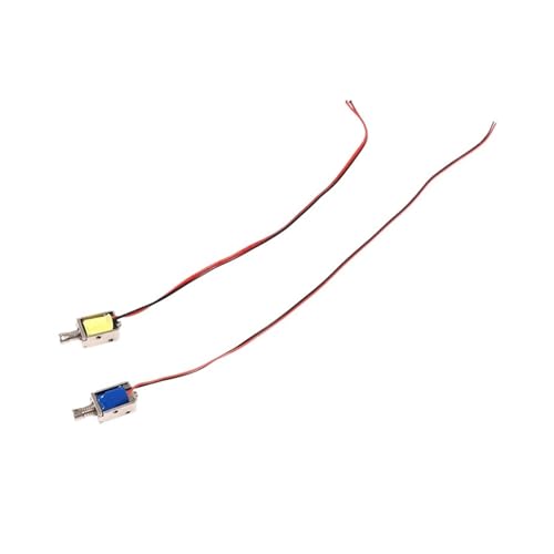 LIUCH 1 stück DC 3 V 5 V 6 V 9 V 12 V Mini Tiny Push-Pull Platz Solenoid Durch Typ Elektromagnet Hub 4mm(A1) von LIUCH