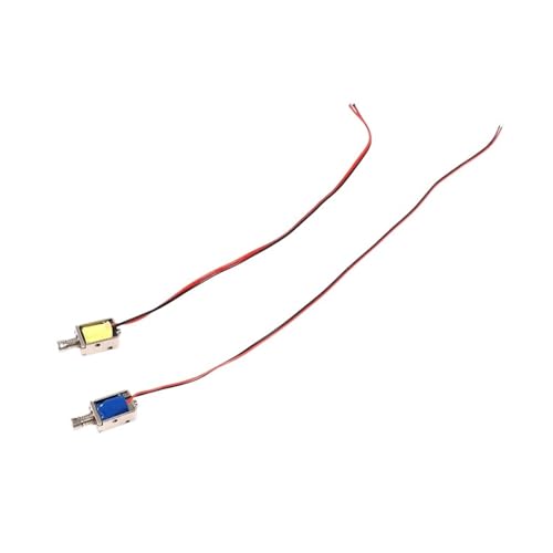LIUCH 1 stück DC 3 V 5 V 6 V 9 V 12 V Mini Tiny Push-Pull Platz Solenoid Durch Typ Elektromagnet Hub 4mm(A2) von LIUCH