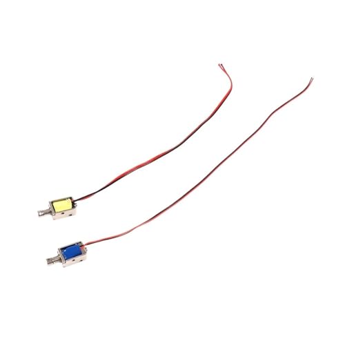 LIUCH 1 stück DC 3 V 5 V 6 V 9 V 12 V Mini Tiny Push-Pull Platz Solenoid Durch Typ Elektromagnet Hub 4mm(A4) von LIUCH