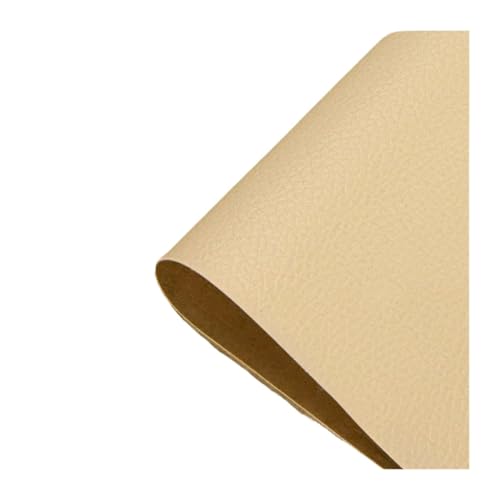 LIUCH 10–300 cm selbstklebendes Leder-Reparaturflickenband, selbstklebend, for Sofa, Motorrad, Autositz, Tasche, Heim, Laken, Flicken(Beige,50 x 68cm) von LIUCH