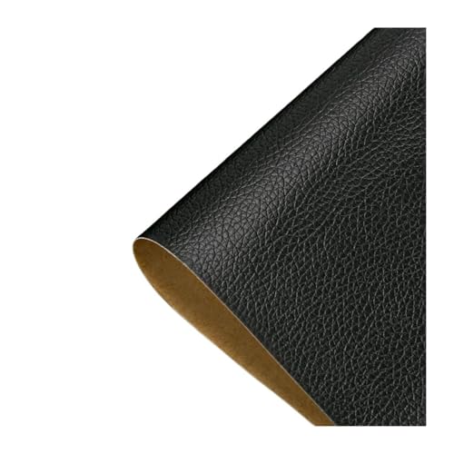 LIUCH 10–300 cm selbstklebendes Leder-Reparaturflickenband, selbstklebend, for Sofa, Motorrad, Autositz, Tasche, Heim, Laken, Flicken(Black,50 x 68cm) von LIUCH