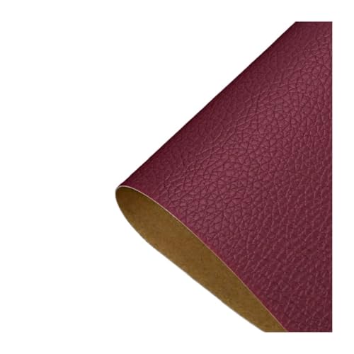LIUCH 10–300 cm selbstklebendes Leder-Reparaturflickenband, selbstklebend, for Sofa, Motorrad, Autositz, Tasche, Heim, Laken, Flicken(Burgundy,200 x 138cm) von LIUCH