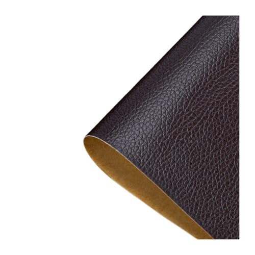LIUCH 10–300 cm selbstklebendes Leder-Reparaturflickenband, selbstklebend, for Sofa, Motorrad, Autositz, Tasche, Heim, Laken, Flicken(Dark Coffee,50 x 68cm) von LIUCH