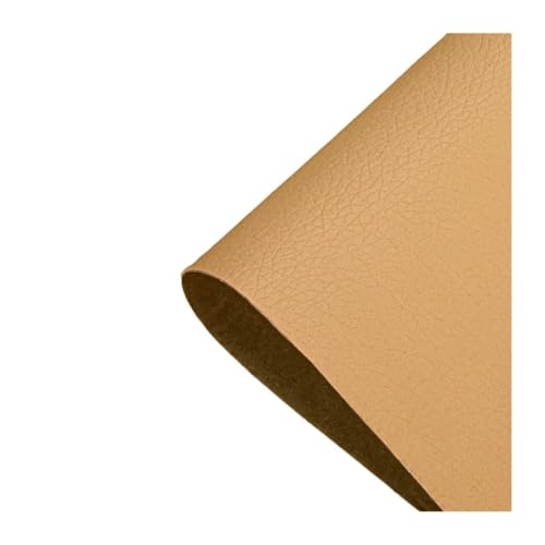 LIUCH 10–300 cm selbstklebendes Leder-Reparaturflickenband, selbstklebend, for Sofa, Motorrad, Autositz, Tasche, Heim, Laken, Flicken(Khaki,50 x 68cm) von LIUCH