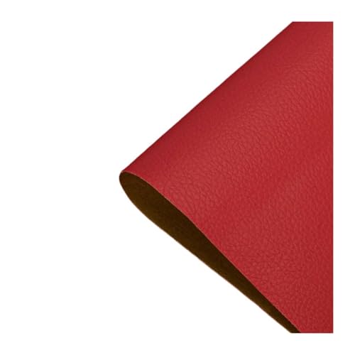 LIUCH 10–300 cm selbstklebendes Leder-Reparaturflickenband, selbstklebend, for Sofa, Motorrad, Autositz, Tasche, Heim, Laken, Flicken(Red,50 x 100cm) von LIUCH