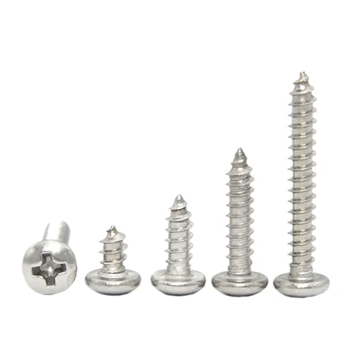 LIUCH 10 Stück/Charge Kreuzeinputz-Schraubendreher M3 .5 M4 M5 M6 M8 Edelstahl(16mm x10pcs,M5) von LIUCH