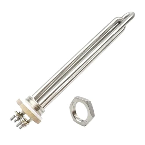LIUCH 12 V/24 V/36 V/48 V Heizelement, Rohrheizung, DN25 DC Solar (Heizungsmutter, 24 V, 600 W BSP) von LIUCH