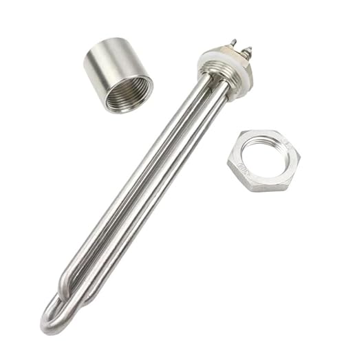 LIUCH 12 V/24 V/36 V/48 V Heizelement Rohrheizkörper DN25 DC Solarheizelement (Heizgewindemutter, 48 V 1500 W BSP) von LIUCH