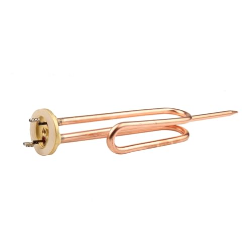 LIUCH 1500W 220V Scheibenheizelement - Edelstahl/Kupfer Heizrohr Zubehör for Heizgeräte(47cap-1500W-Copper) von LIUCH