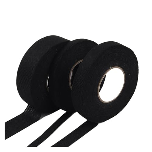 LIUCH 15m Klebeband Auto Motorraum Auto Mit Hoher Temperaturbeständigkeit Isolierung Flammschutzmittel Samt Isolierband Tuch(15M_32MM) von LIUCH