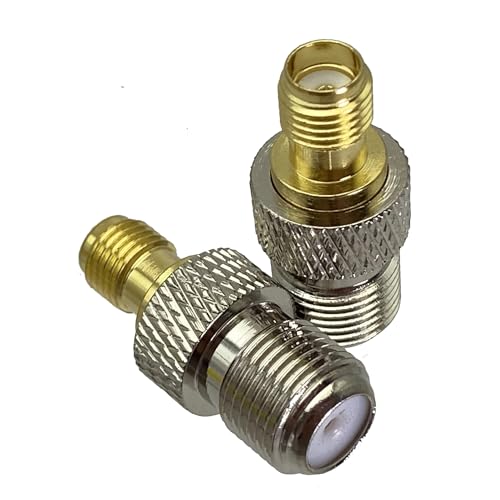 LIUCH 1Pcs Adapter F TV Zu SMA Stecker & Weibliche Jack Gerade RF Koaxial Stecker for Antenne Draht Terminals(F Jack to SMA Jack) von LIUCH