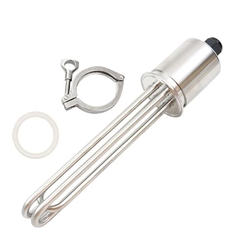 LIUCH 220 V/380 V 9 KW Edelstahl-Heizelement, 5,1 cm Tri-Klemme (Außendurchmesser 64 mm), elektrische Heizung (Heizklemme) von LIUCH