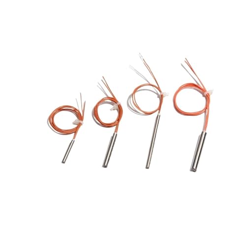 LIUCH 4 mm Heizpatrone SUS304 Stab-Miniatur-Industrie-Bleistiftheizung, 24 V, 4 x 20 mm, 4 x 30 mm, mit internem Gelenkdraht, 1 Stück (30 W, 4 x 30 mm) von LIUCH