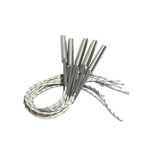 LIUCH 5 STÜCKE 12mm 80~95mm 316SUS Rohrheizrohr 110 V/220 V/380 V Heizpatrone 400 W/420 W/450 W/460 W Elektrisches Element(380V,420W 12x85mm(DxL)) von LIUCH