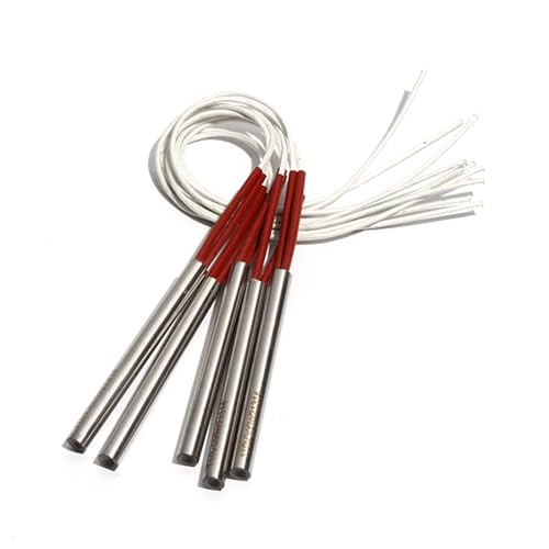 LIUCH 5 Stück 11 mm Durchmesser 98 ~ 115 mm Länge zylindrische Heizpatrone 304SUS Heizrohr 330/340/360/370/390 W elektrisches Element (380 V, 340 W, 11 x 100 mm (DXL)) von LIUCH