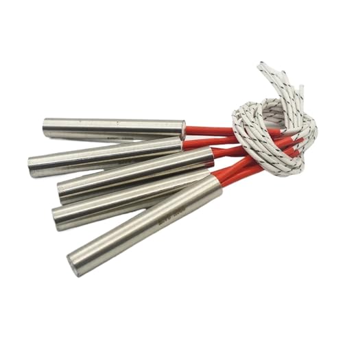 LIUCH 5 Stück 220 V 10 mm Durchmesser Elektrische Heizpatrone x 60 80 100 120 150 200 Edelstahl-Rohrheizelement(10x200mm 220V 350W) von LIUCH