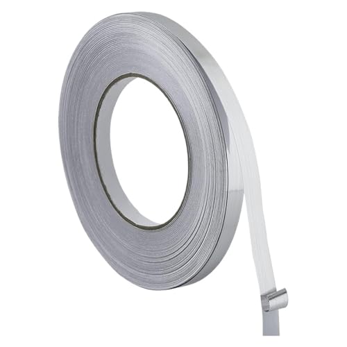 LIUCH 50M Fliesen Schönheit Naht Aufkleber Band 0.5/1cm Breite Selbst-Adhesive Boden Wasserdichte Wand Lücke Abdichtung Folie Decor StripTape for Zimmer(Silver,50M_1CM) von LIUCH