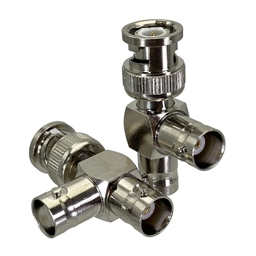 LIUCH Adapterstecker Stecker & Buchse T- und Y-Typ Schottmutter, Leiterplattenmontage & Flansch HF-Koaxial(BNC M to 2x F edge) von LIUCH