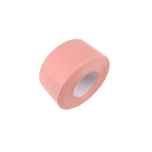 LIUCH Badezimmer-Dichtungsband, selbstklebend, ölbeständig, for Küchenspüle, Dichtungsstreifen, PVC, wasserdicht, Duschwandaufkleber for Toilettenecken(Pink,3.2M_2.2CM) von LIUCH