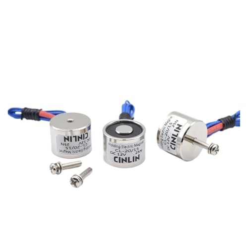 LIUCH D20mm * H15mm 2,5 KG/25N Halten Elektrischer Magnet Hebe Solenoid Sucker Elektromagnet DC 6V 12V 24V Nicht-standard Benutzerdefiniert(Ordinary,24V) von LIUCH
