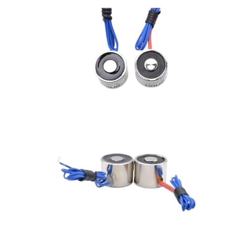 LIUCH D20mm * H15mm 2,5 KG/25N Halten Elektrischer Magnet Hebe Solenoid Sucker Elektromagnet DC 6V 12V 24V Nicht-standard Benutzerdefiniert(Waterproof,12V) von LIUCH