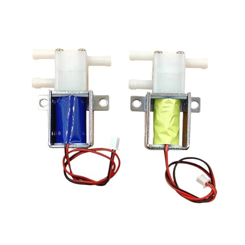 LIUCH DC 12 V/24 V 3-Wege 2-Position NC/NO Kleines elektrisches Magnetventil Mini-Wasser-Luftstromregelung for DIY-Spender Kaffee-Tee-Tisch(DC 24.0V) von LIUCH