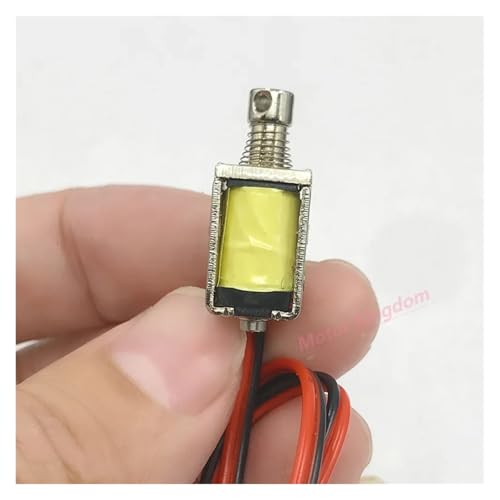 LIUCH DC 3 V 5 V 6 V 9 V 12 V 8 mm * 10 mm Mini Push/Pull-Typ Linear Elektromagnet Mikrofeder Magnet Elektromagnet Hub 4 mm(12V) von LIUCH