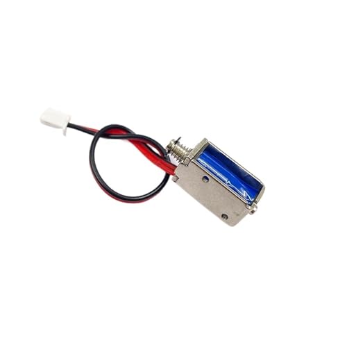 LIUCH DC 3V 5V 12V Mini Block Solenoid-elektromagnet Solenoid Durch Push-pull Rahmen 4mm Hub Linie Länge 100 Mm 2,4 W(A DC 3V) von LIUCH