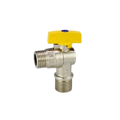 LIUCH DN15 1/2" Außengewinde Messing 90 Grad Winkelstück Kugelhahn Absperrung Luft Kraftstoff Gas Wasser von LIUCH