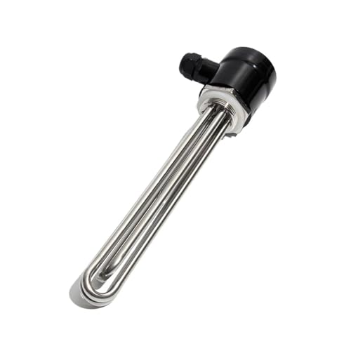 LIUCH DN32 1 1/4 "Gewinde 3/4.5/6/9/12KW 3U Rohr Elektrische Heizung Heizelement Mit Sonde Und Boden Schraube(380V,9KW 290mm) von LIUCH