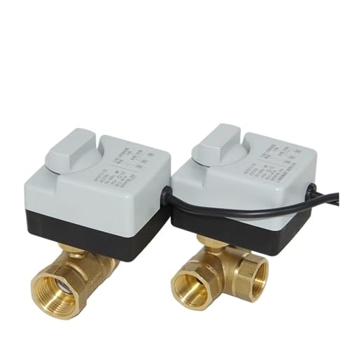 LIUCH Elektrischer Wasserdurchflussschalter Ball 3 Einweg-Bouchon-Ventil Zweiwege-Dreileiter-Zweisteuerung AC220V Innengewinde Spike Hvac Tools(2way Dn32) von LIUCH