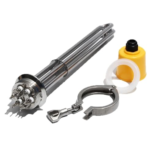LIUCH For Klemme 2" Wird for Heimbrauereiausrüstung verwendet(Silver,380V_3KW 190L 304SS) von LIUCH