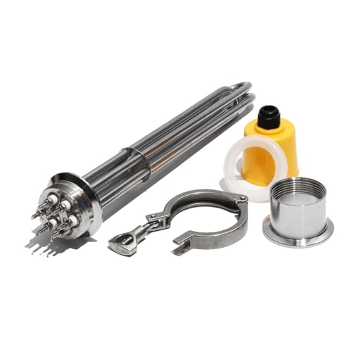 LIUCH For Klemme 2" for Wasser- oder Heimbiergeräte(Grey,380V_6KW 250L 304SS) von LIUCH