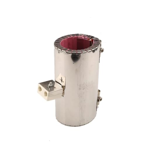 LIUCH Heizband aus Keramik, 70 x 70 mm/70 x 90 mm/70 x 120 mm/100 x 100 mm/100 x 130 mm, Heizring für Schaltschränke, hohe Temperaturen 1200 ℃ (70 x 120 mm, 1500 W), Rot von LIUCH