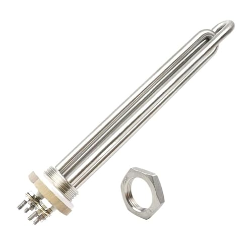 LIUCH Heizelement, 12 V/24 V/36 V/48 V, DN25-Gewinde, Solarwiderstand (Heizmutter, 12 V, 300 W BSP) von LIUCH