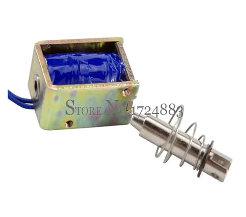 LIUCH JF-1039 1039B Dc 12V 25N Hub 10mm Pull Push Typ Linear Solenoid-elektromagneten(JF-1039,24V) von LIUCH