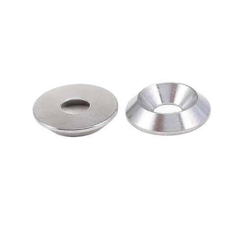 LIUCH M3M4M5M6M8M10 304 Edelstahl Konische Fischaugendichtung Senkschraube Konkav-konvexe konische Dichtung Massive dekorative Dichtung(Solid cone shape,M4x16x3.0mm-2pcs) von LIUCH