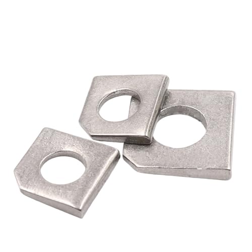 LIUCH M6 M8 M10 M12 M14 M16 M20 ~ M30 GB853 304 A2-70 Edelstahl Vierkantkegel Fehlende Eckscheibe Dichtung for Schlitzstahlabschnitt(M30-1pcs) von LIUCH
