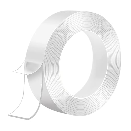 LIUCH Nano Tape Extra Starkes doppelseitiges Klebeband, strapazierfähig, entfernbar, wasserdicht, superstarkes Montageband for Wände und Poster(A,118IN-3M_0.04IN-1MM_1.18IN-30MM) von LIUCH