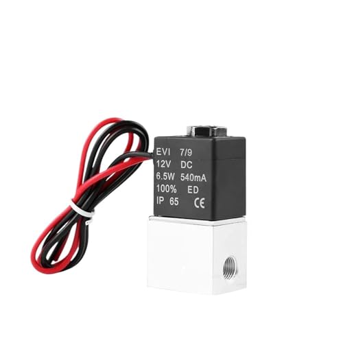 LIUCH Normalerweise geöffnetes Messing-Magnetventil 1/8 Zoll 12 V 24 V 110 V 220 V 380 V 2-Wege-Magnetventil pneumatische Ventile for Wasser, Luft, Gas, Zweiwege(24V_NORMALLY OPEN) von LIUCH