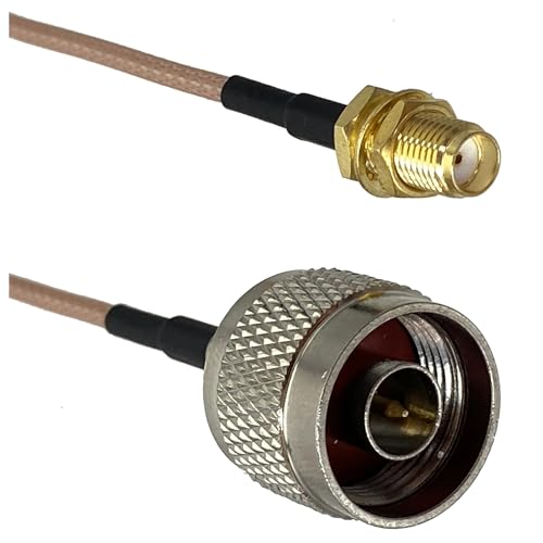 LIUCH RG316 RG58 N Auf N SMA RP SMA Stecker & Buchse Mutter Schott Gerade Stecker RF Jumper Pigtail Kabel 6 zoll ~ 20M(RG316 N M to SMA F,6FT (2M)) von LIUCH
