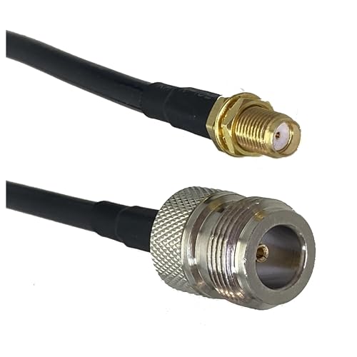 LIUCH RG316 RG58 N Auf N SMA RP SMA Stecker & Buchse Mutter Schott Gerade Stecker RF Jumper Pigtail Kabel 6 zoll ~ 20M(RG58 N F to SMA F,6FT (2M)) von LIUCH