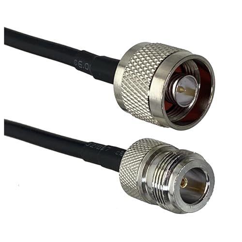 LIUCH RG316 RG58 N Auf N SMA RP SMA Stecker & Buchse Mutter Schott Gerade Stecker RF Jumper Pigtail Kabel 6 zoll ~ 20M(RG58 N M to N F,2FT (60CM)) von LIUCH